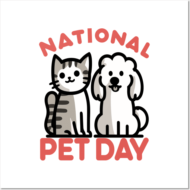 Celebrate National Pet Day with Adorable Pals Wall Art by maknatess